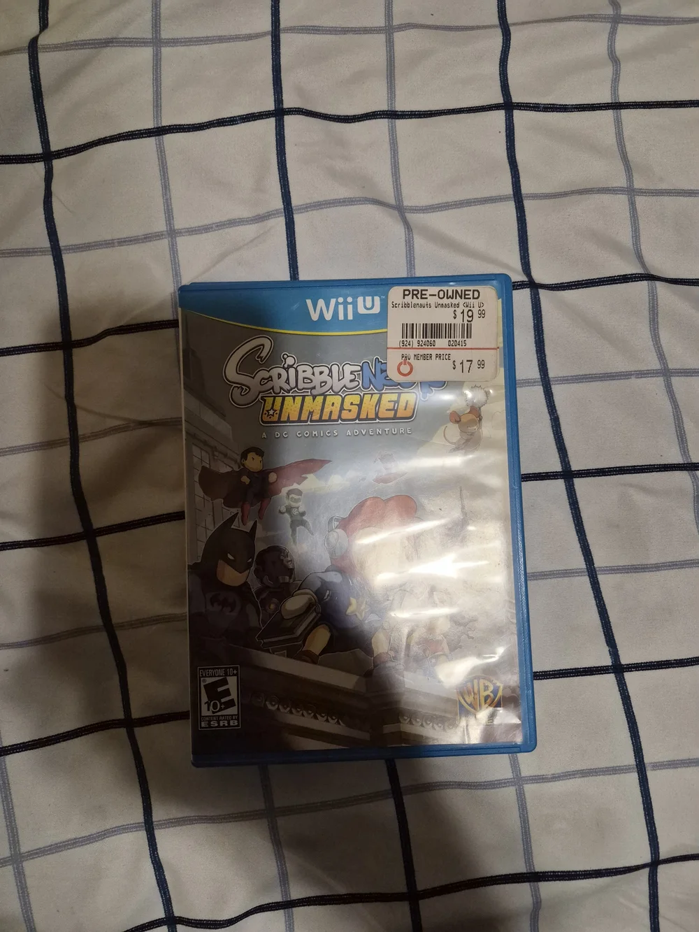 Microsoft Wii U LEGO Game Case Set with White Spines and Blue Trim